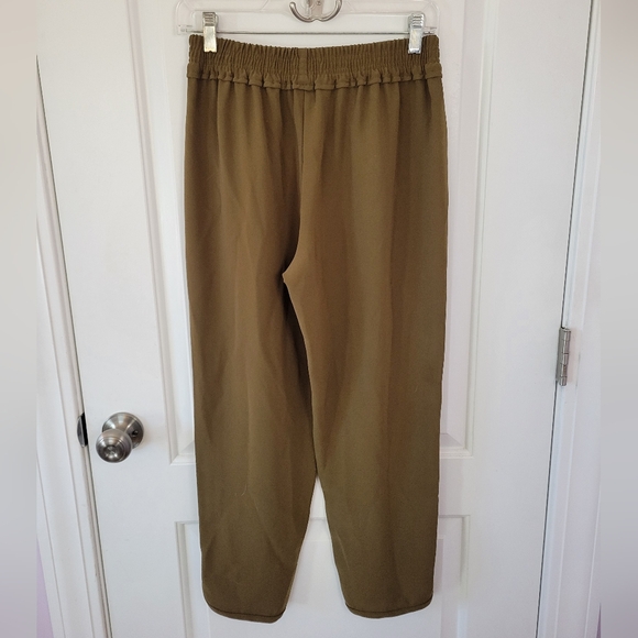 J. CREW Woven Reese Pants In Olive size 12 - Picture 4 of 5